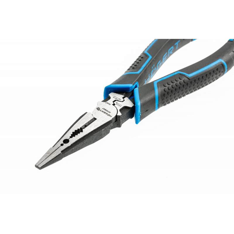 Плоскогубці багатофункціональні подовжені 185 мм Hogert (HT1P247)