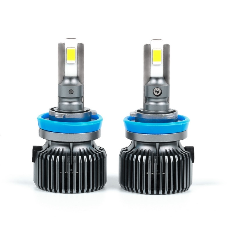 Світлодіодні автолампи H11 CARLAMP Ultra Vision лампи з освітленням на 150+ метрів для вашого авто 9400Lm 6000K (UVH11)