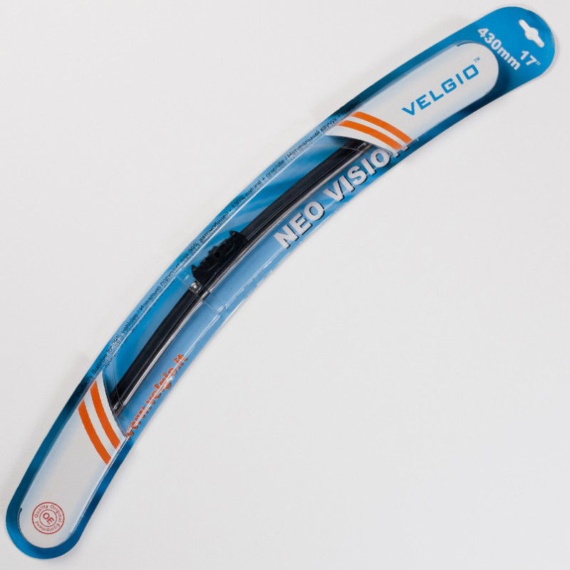 Щітки склоочисника безкаркасні Velgio двірники 22"/550 мм (B550)