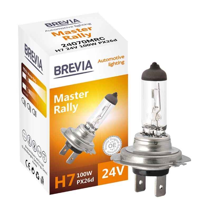 Лампа галогенна цоколь H7 Brevia Master Rally 24V 1шт (24070MRC)