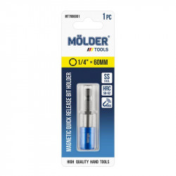 Держатель бит магн. MOLDER, автофиксация, 60мм, 1шт в блистере (MT7006001)