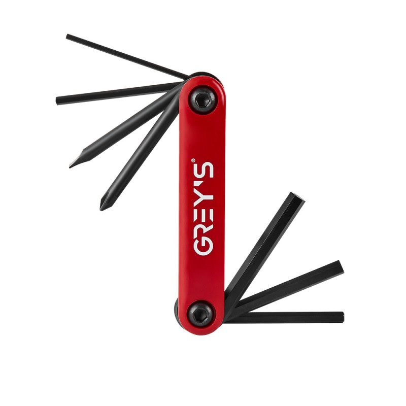 Мультитул сірий 2-3-4-5-6мм Grey's з плоскою і хрестовою викруткою CrV (GR60610)