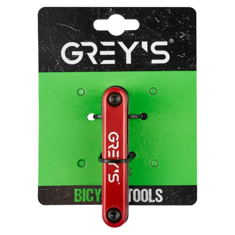 Мультитул сірий 2-3-4-5-6мм Grey's з плоскою і хрестовою викруткою CrV (GR60610)