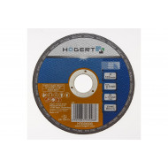 Диск відрізний 125х1.0х22.23 мм з нержавіючої сталі Hogert (HT6D606)