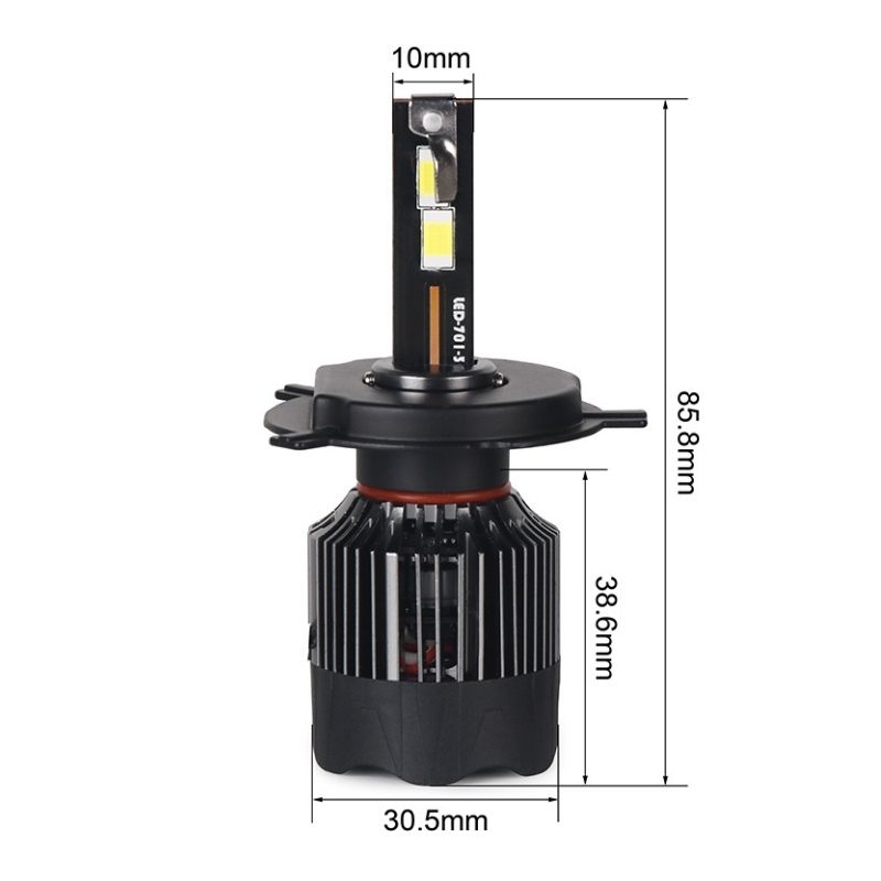 Світлодіодні лампи H4 для авто Carlamp Nova Vision Led автолампи 6000 Lm 6500 K (NoVH4)