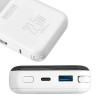 Повербанк 10000mAh 22.5W 3А Brevia Power Bank USB Type-C Lightning LED дисплей (45122)