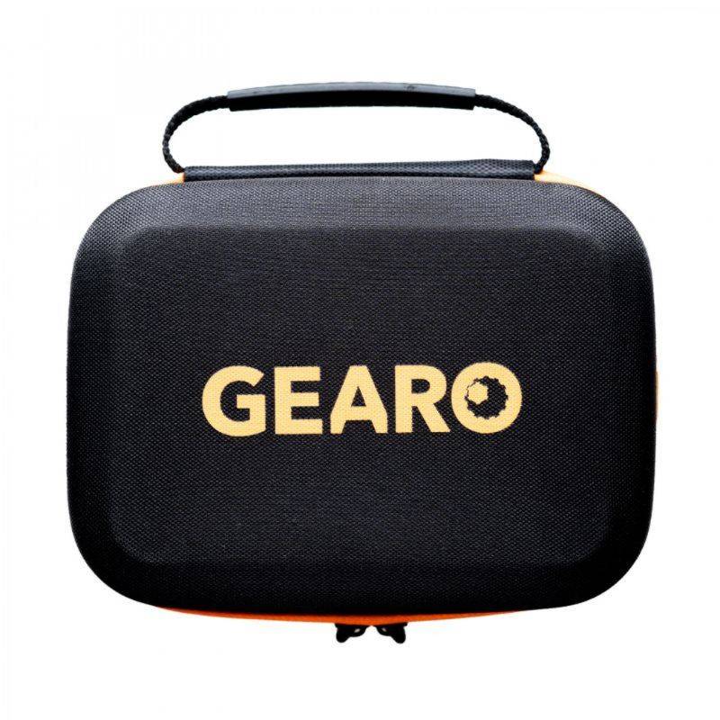 Автокомпресор повітряний з пусковим і повербанком Gearo 40л/хв 10Атм 12000 мАг 1000А (GE0111)