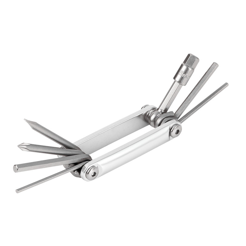 Мультитул сірий 2-2.5-3-4-5-6-8мм Grey's з плоскою і хрестовою викруткою CrV (GR60640)