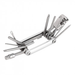 Мультитул сірий 2-2.5-2.5-3-4-5-6-6-8мм з плоскою і хрестовою викруткою CrV (GR60650)