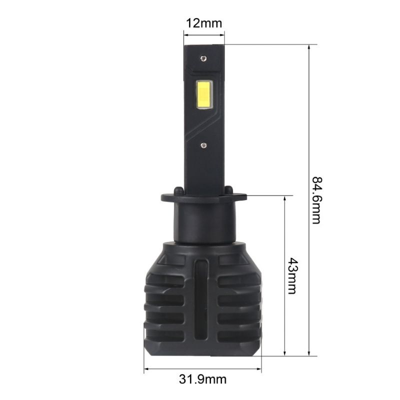 Світлодіодні лампи Н1 для авто Carlamp Night Vision Gen 3 Led автолампи 5500K 6000 Lm (NVG3H1)