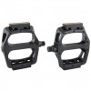 Педалі для велосипеда 107 x 112 x 24 мм GREY'S велопедалі із алюмінієвого сплаву Чорні 2 шт (GR14440)