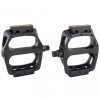 Педалі для велосипеда 107 x 112 x 24 мм GREY'S велопедалі із алюмінієвого сплаву Чорні 2 шт (GR14440)