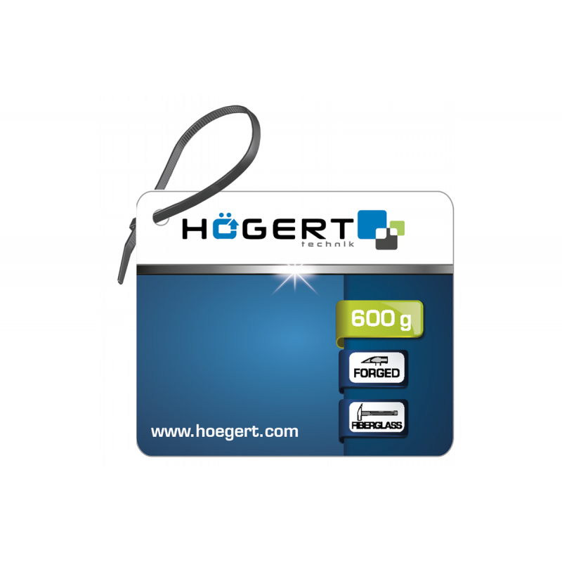 Молоток слюсарний 5000 г з рукояткою зі скловолокна Hogert (HT3B097)