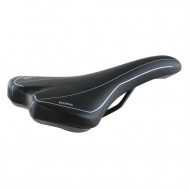 Седло велосипедное Selle Monte Grappa Bora черно-серое 275x145mm (SMG-30214)
