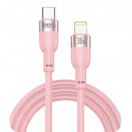Кабель BREVIA Type-C to Lightning 30W 1.2m, pink, box (250шт.) (52120PCLC1)
