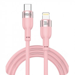 Кабель BREVIA Type-C to Lightning 30W 1.2m, pink, box (250шт.) (52120PCLC1)