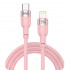 Кабель BREVIA Type-C to Lightning 30W 1.2m, pink, box (250шт.) (52120PCLC1)