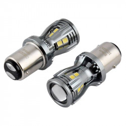 Brevia PowerPro P21/5W 350Lm 14x2835SMD 12/24V CANbus, 2шт (10303X2)