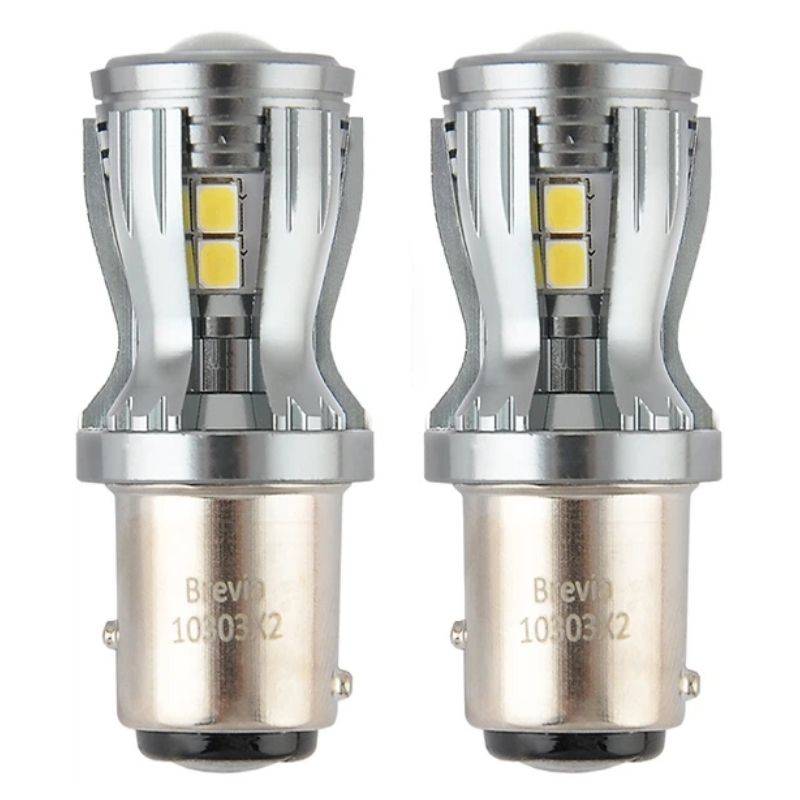 Brevia PowerPro P21/5W 350Lm 14x2835SMD 12/24V CANbus, 2шт (10303X2)