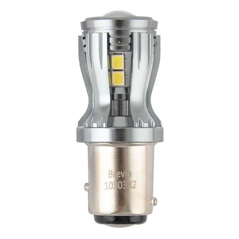 Brevia PowerPro P21/5W 350Lm 14x2835SMD 12/24V CANbus, 2шт (10303X2)