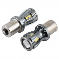Brevia PowerPro P21W 350Lm 14x2835SMD 12/24V CANbus, 2шт (10301X2)