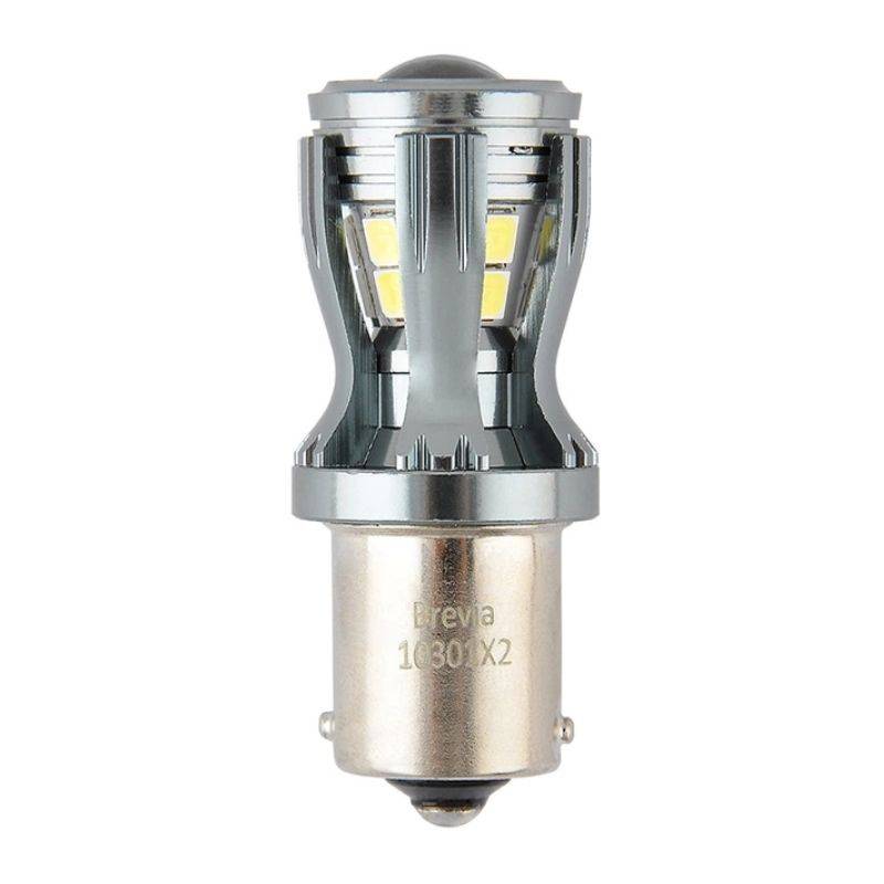 Brevia PowerPro P21W 350Lm 14x2835SMD 12/24V CANbus, 2шт (10301X2)