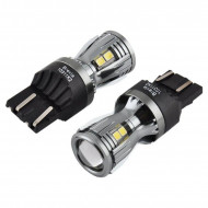 Brevia PowerPro W21/5W 350Lm 14x2835SMD 12/24V CANbus, 2шт (10311X2)