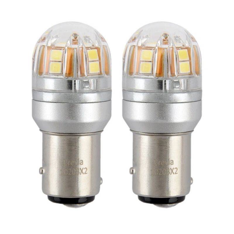 Brevia S-Power P21/5W 330Lm 15x2835SMD 12/24V CANbus, 2шт (10203X2)