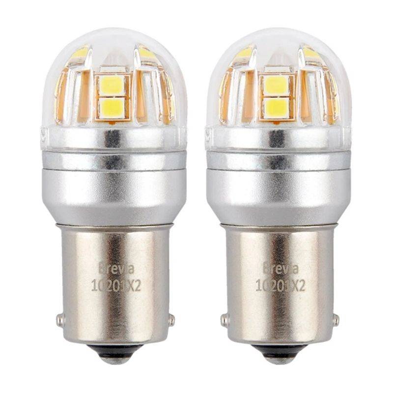Brevia S-Power P21W 330Lm 15x2835SMD 12/24V CANbus, 2шт (10201X2)