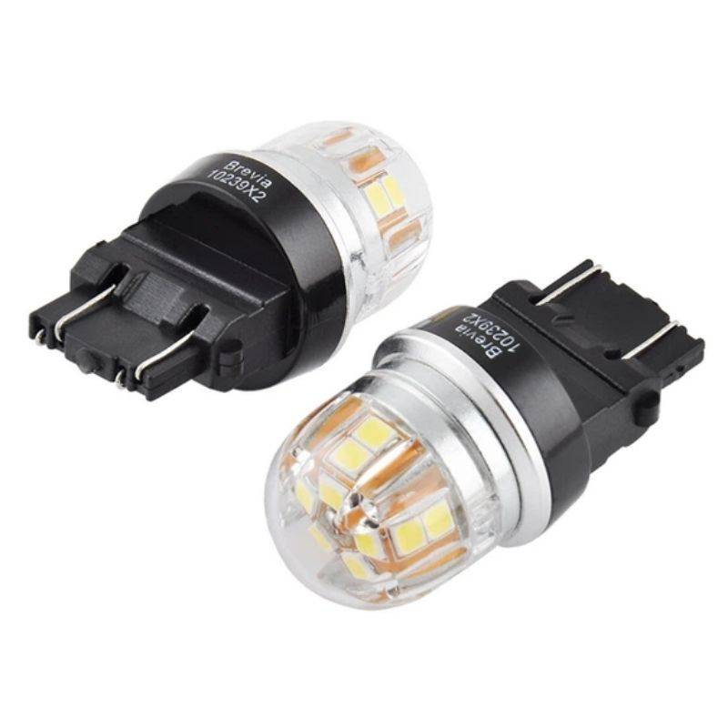 Brevia S-Power P27/7W (3157) 330Lm 15x2835SMD 12/24V CANbus 2шт (10239X2)