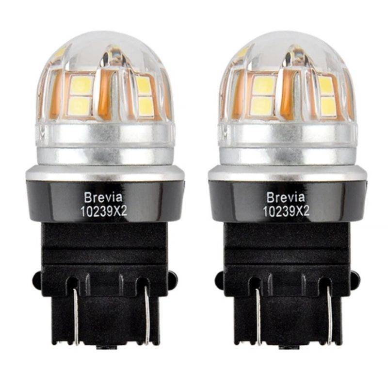 Brevia S-Power P27/7W (3157) 330Lm 15x2835SMD 12/24V CANbus 2шт (10239X2)