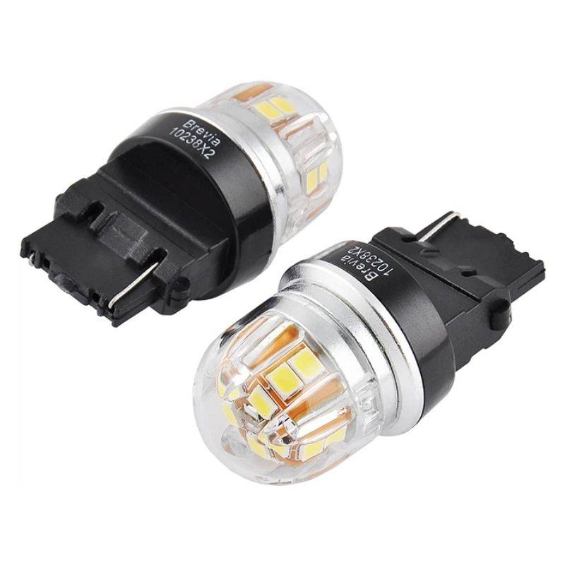 Brevia S-Power P27W (3156) 330Lm 15x2835SMD 12/24V CANbus, 2шт (10238X2)