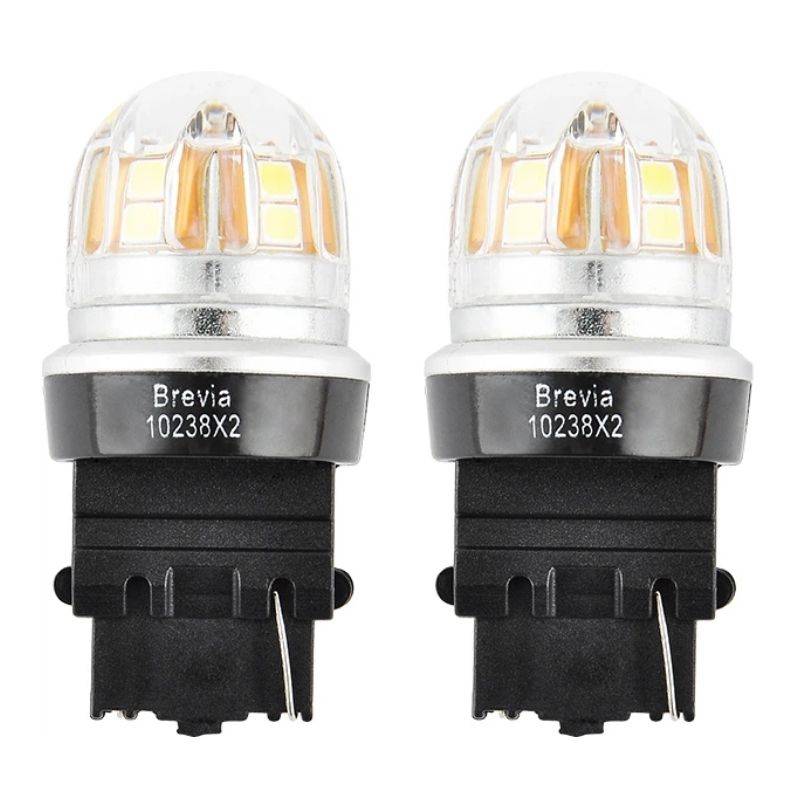Brevia S-Power P27W (3156) 330Lm 15x2835SMD 12/24V CANbus, 2шт (10238X2)