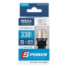 Brevia S-Power P27W (3156) 330Lm 15x2835SMD 12/24V CANbus, 2шт (10238X2)