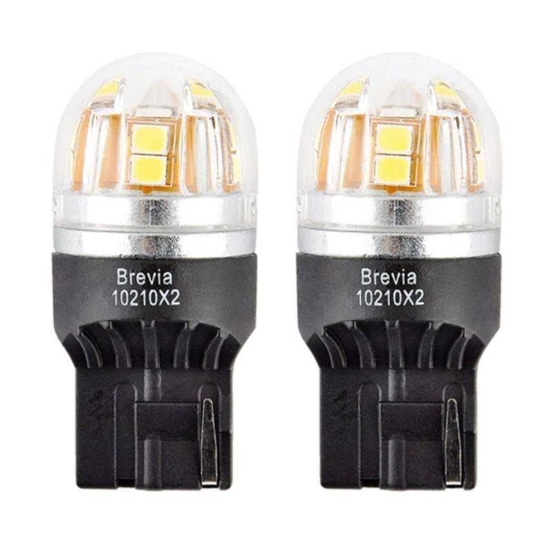 Brevia S-Power W21W 330Lm 15x2835SMD 12/24V CANbus, 2шт (10210X2)