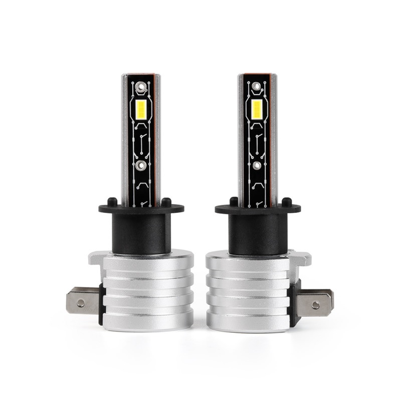 Світлодіодні автолампи H1 CARLAMP Crystal Vision мініатюрні лампи сумісні на 99% з авто 5000Lm 6000K (CVH1)