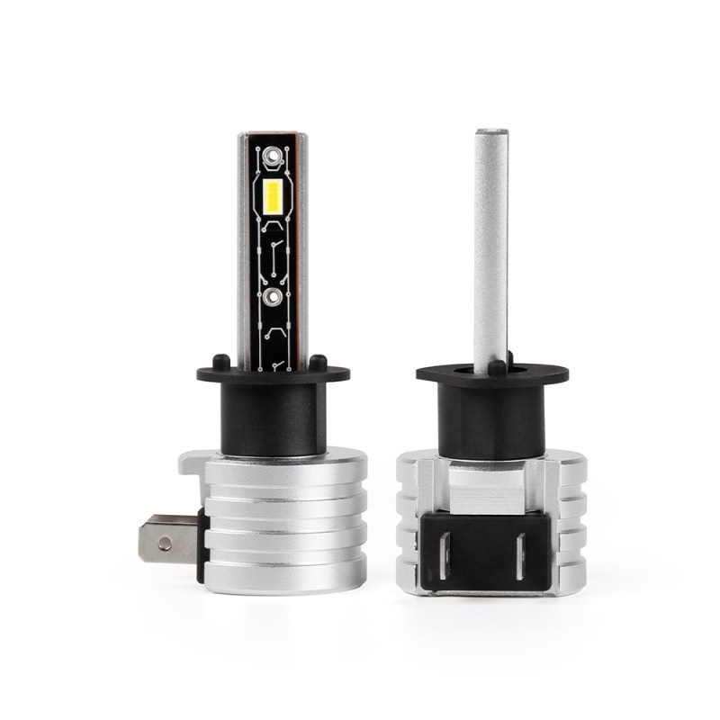 Світлодіодні автолампи H1 CARLAMP Crystal Vision мініатюрні лампи сумісні на 99% з авто 5000Lm 6000K (CVH1)