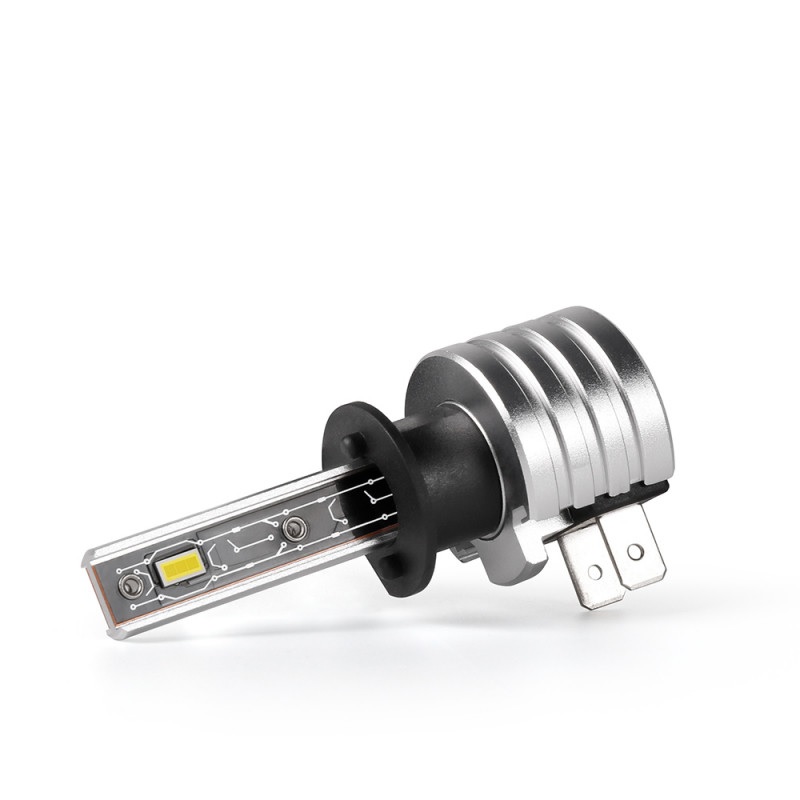 Світлодіодні автолампи H1 CARLAMP Crystal Vision мініатюрні лампи сумісні на 99% з авто 5000Lm 6000K (CVH1)