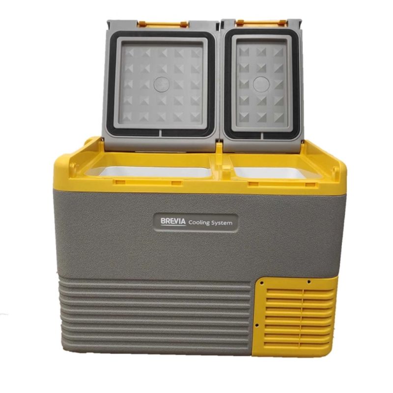 Автохолодильник 25л компресорний BREVIA двокамерний пластик 12/24В 220В (22540)