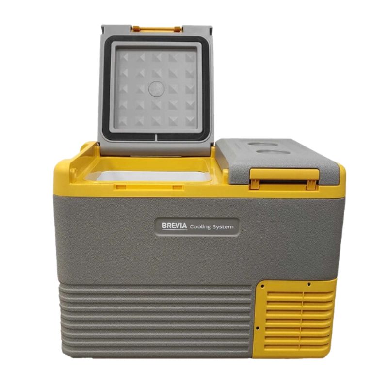 Автохолодильник 25л компресорний BREVIA двокамерний пластик 12/24В 220В (22540)