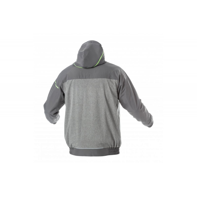 HEINER Куртка водонепроникная темно-серая/зелёная 2XL (56) (HT5K249-2XL)
