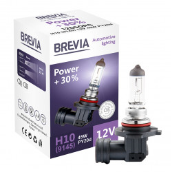 Лампа галогенна Brevia H10 Power +30% CP 1шт (12050PC)