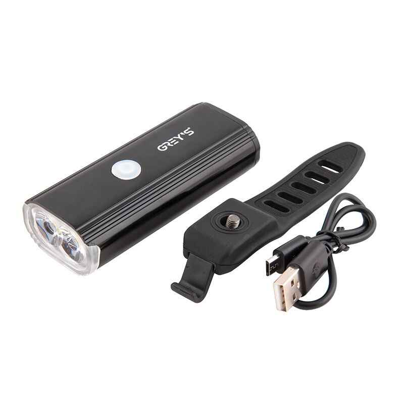 Фара на велосипед на кермо 750Lm Grey's 4000mAh IPX4 8 режимів до 30 годин роботи (GR10120)