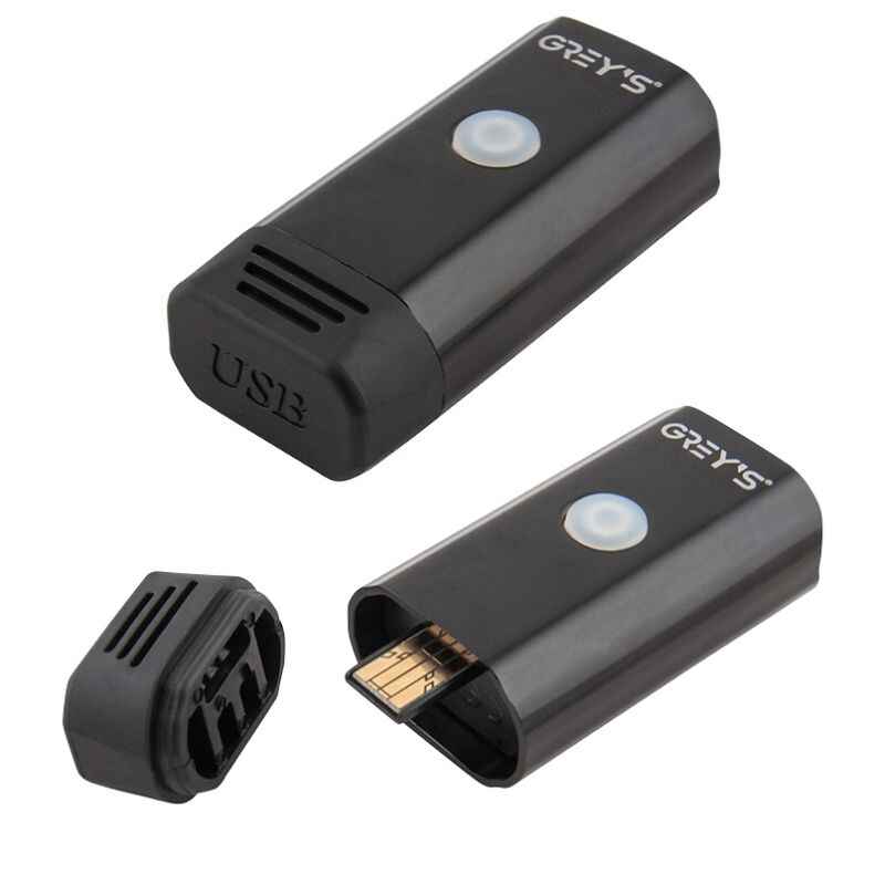 Фара на велосипед на кермо 400Lm Grey's 1050mAh IPX4 8 режимів до 6 годин роботи (GR10130)