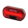 Задній ліхтар на велосипед 15 світлодіодів Grey's вологостійкий 2 режими до 60 годин роботи (GR11170)