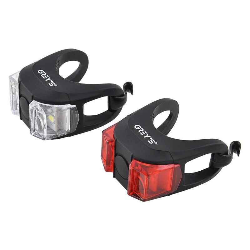 Блимавки на велосипед 2шт Grey's вологостійкі 3 режими до 120 годин роботи (GR13100)