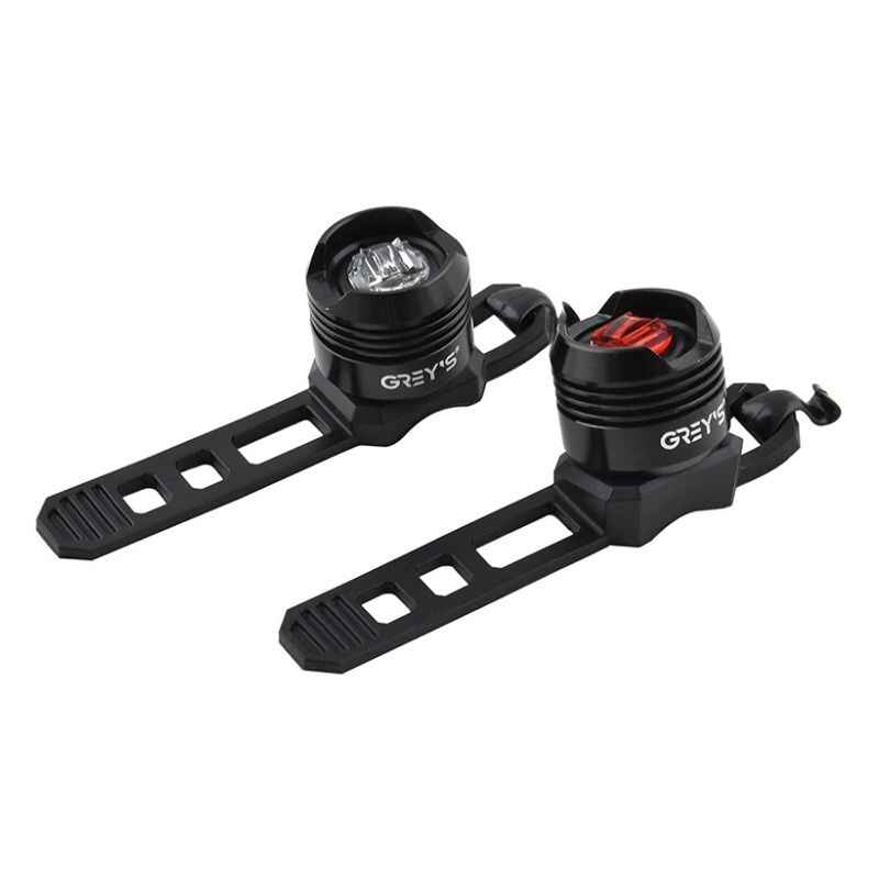 Блимавки на велосипед 2шт Grey's вологостійкі 2 режими до 120 годин роботи (GR12100)