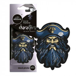 Ароматизатор Aroma Car Cellulose Characters - Black Pirat сухий (12047)