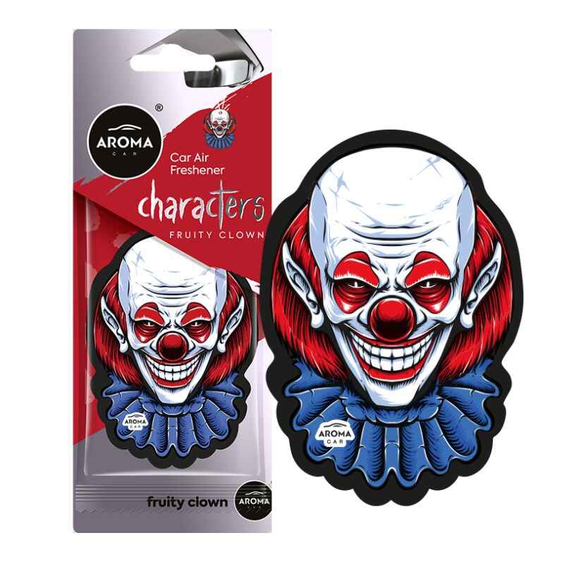 Ароматизатор Aroma Car Cellulose Characters - Red Clown сухий (12049)