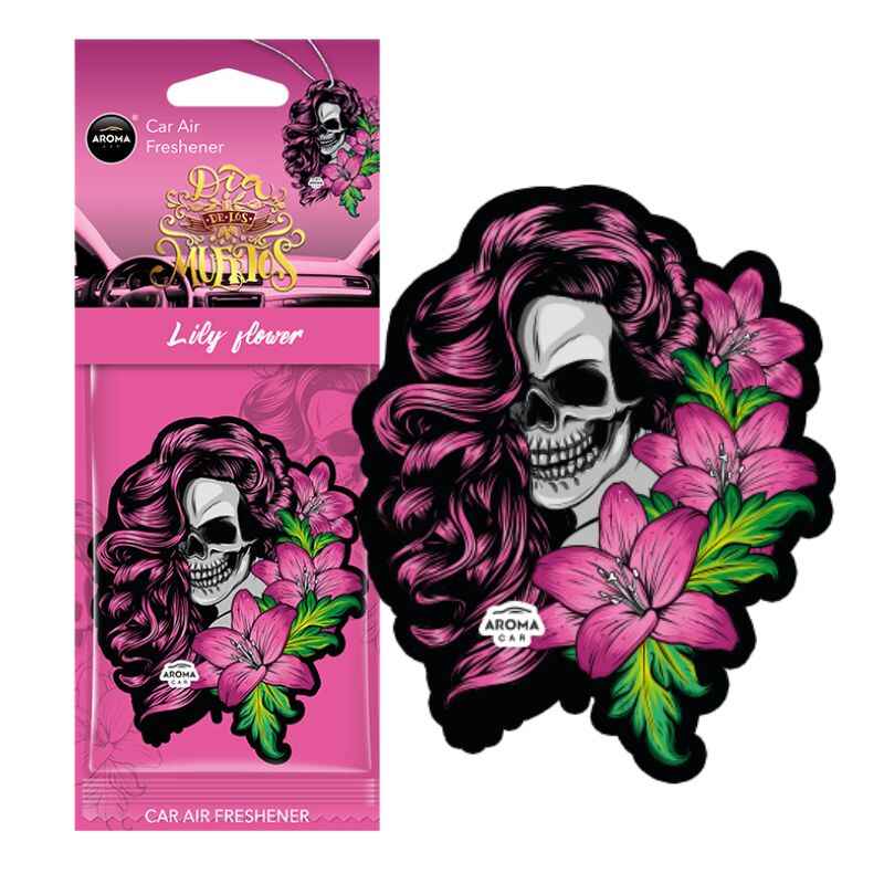 Ароматизатор Aroma Car Cellulose Dia De Los Muertos - Lillyflower сухий (12050)